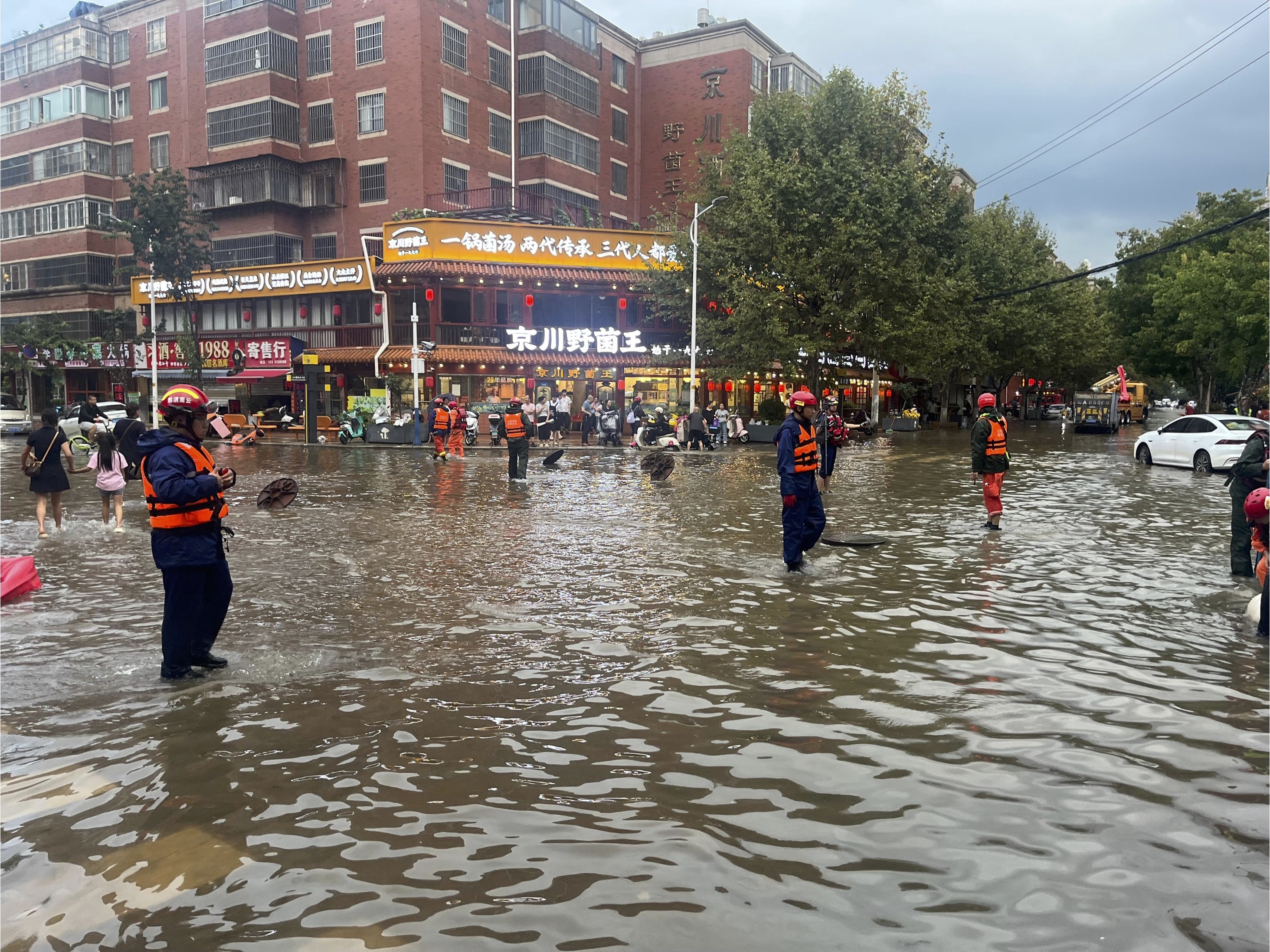 After the flooding